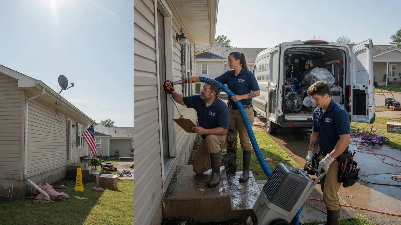 Ceiling Water Damage Restoration in Round Lake, MN near me